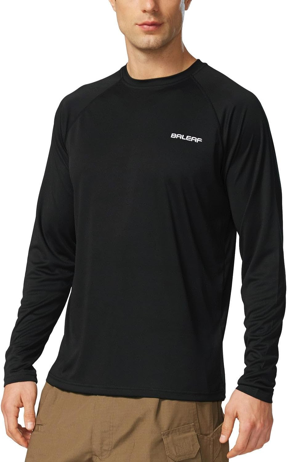 Men'S UPF 50+ Sun Protection Shirts Long Sleeve Rash Guard | 4-Way Stretch, Quick Dry, Soft Comfort Fabric, UV Protection, Breathable Lightweight for Fishing, Swimming, Surfing