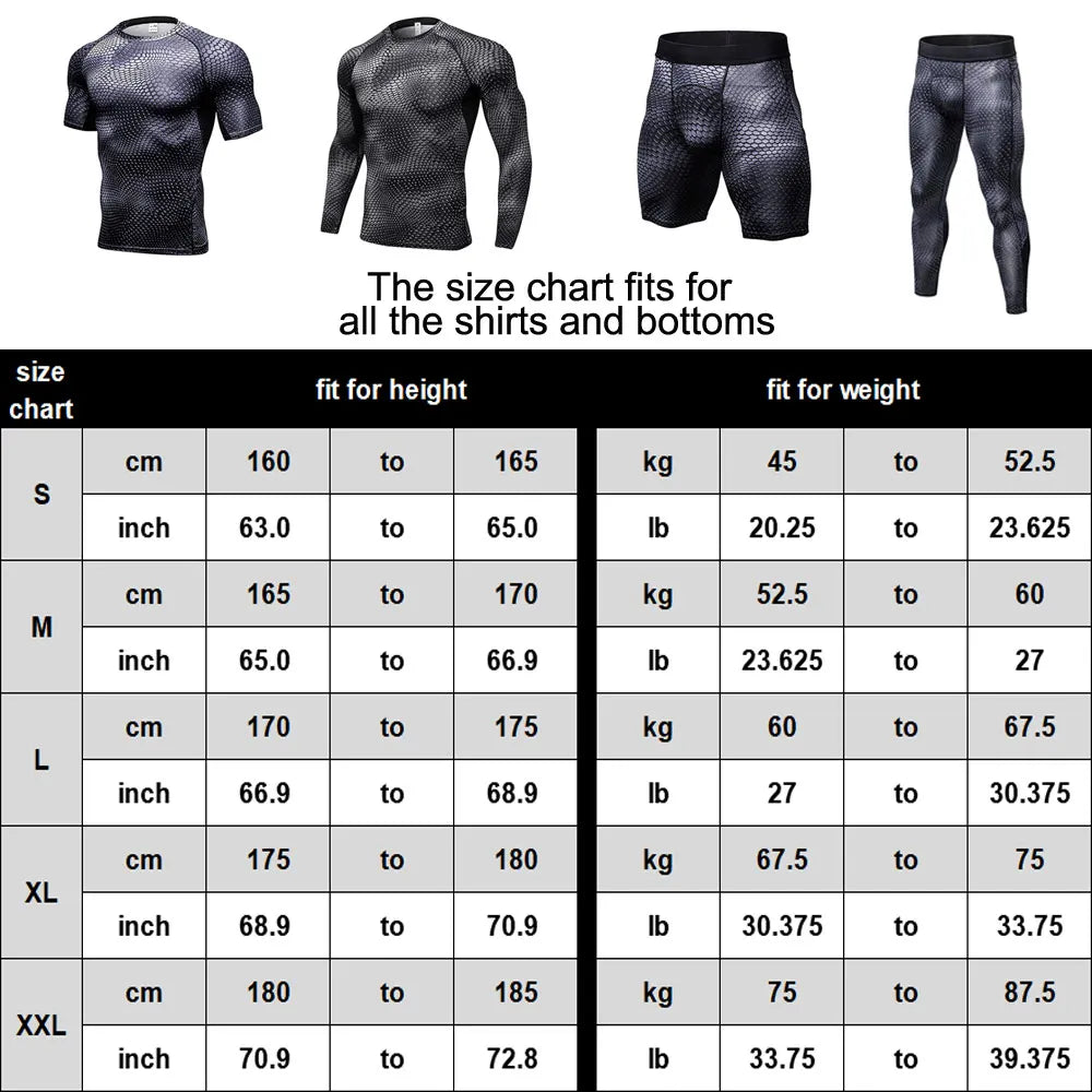 Quick Dry Workout Running Shirt Compression Fitness Tops Breathable Jersey Gym T-Shirts Clothing Rashguard Male Sport Shirts Men