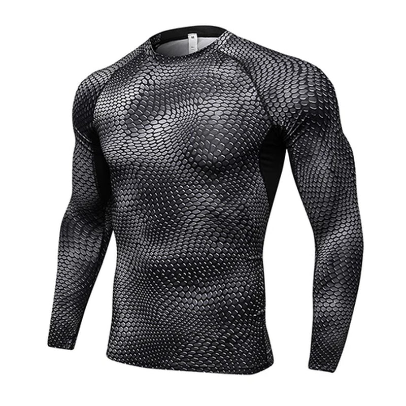 Quick Dry Workout Running Shirt Compression Fitness Tops Breathable Jersey Gym T-Shirts Clothing Rashguard Male Sport Shirts Men